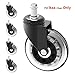 MySit Stem 10mm Caster Wheels,Ikea Casters, 3