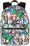 Bioworld Marvel Comics Print All-Over 16inch Backpack