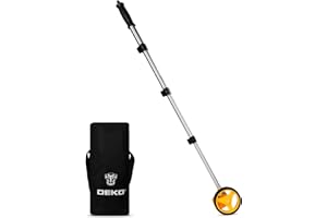 DEKOPRO Measuring Wheel, Measures Up To 99,999 Ft Compact Wheel With Carrying Bag,4-Inch