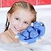 ArtCreativity Floating Dolphin Bath Play Set - 4 Piece Fun Water Bathtub Toys for Kids - Non Toxic Playing Kit for Tub, Pool, Beach - Great Gift Idea for Boys, Girls, Toddlers, Babies - Blue