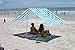 June & May Beach Canopy – Large, Lightweight, Weatherproof, Beach Tent with More UV Protection Than a Beach Umbrella 10’x6’