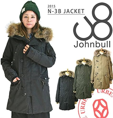 Amazon ジョンブル Johnbull レディース N Cオックス 顔料コーティング 2way N 3b N3 B ミリタリージャケット フライトジャケット Ss レディースmサイズ相当 カーキ 70 コート ジャケット 通販