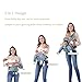 All-in-One Baby Carrier with Detachable Hip Seat, Ventilated Carrying Sling Wrap Baby Backpack Carrier for Nursing Hiking, Wind & Sun Protection for Four Seasons General by Siyoo (Cyan)