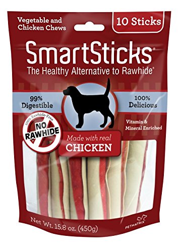 Smartsticks Rawhide-Free Dog Chew, Vegetable And Chicken Dog Chews