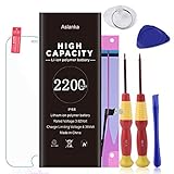 Aslanka Battery for iPhone 6s,New 0 Cycle of 2200 mAh Replacement Battery, Full Set of Repair Tools Include Adhesive & Instruction and Screen Protector -[2 Year Warranty]