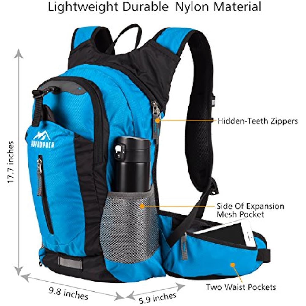 Insulated Hydration Packs & Bladders Backpack 2.5L BPA Free Keeps