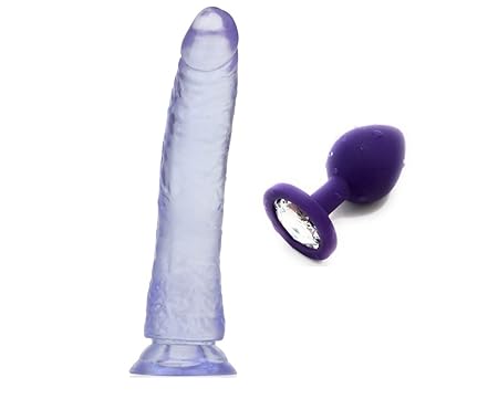 Lustfactor LOVETOY-BASICS 1 | Erotik-Set mit 2 aufregenden Lifestyle-Lovetoys für Einsteiger und Erfahrene | 21cm Dildo PURPL