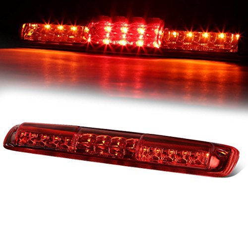For Silverado/Sierra GMT800 High Mount Dual Row LED 3rd Tail Brake/Cargo Light (Red Lens)