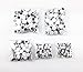 yueton 500pcs Black and White Adhesive Back Mini Wiggle Eyes Small Plastic Round Moving Googly Eyes for Children School Classroom Home Arts & Crafts Models