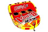 WoW World of Watersports, 17-1060 Super Bubba Hi Vis 1 - 3 Person Towable Deck Seat, Front and Back Tow Points