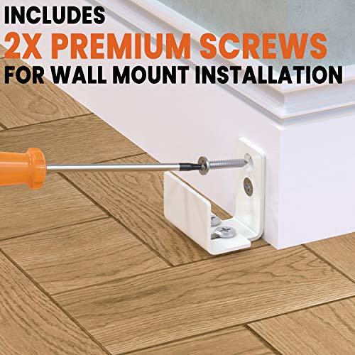 White Barn Door Floor Guide Adjustable Wall Mounted Barn Door Bottom