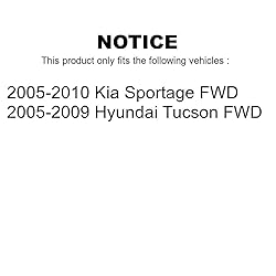 Rear Wheel Bearing and Hub Assembly Pair for Kia