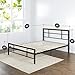 Zinus Urban Metal and Wood Platform Bed with Wood Slat Support , Queen