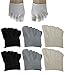6Pack SEOULSTORY7Womens No Show Five Toe Heelless Half Socks/Toe inner socks