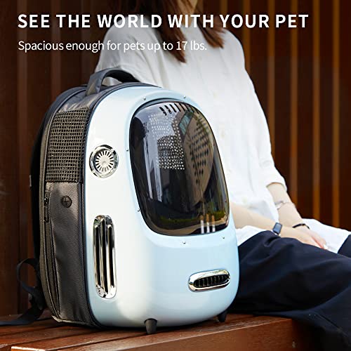 PETKIT Ventilated Cat Backpack Carrier with Inbuilt Fan & Light
