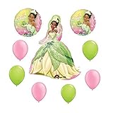 Disney Princess Tiana and the Frog Happy Birthday Balloon 9 Pieces