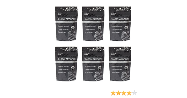 Sunbiotics Is A Gourmet Vegan Probiotic Almond Snacks: 06/1.5 Oz Pouches Of Truffle Salted (786173990507)