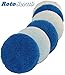 RotoScrub 6 Pack Multi-Purpose Scrub Pad Replacement Kit for use with RotoScrub Drill Accessories