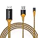 Geameon Compatible with iPhone iPad to HDMI Adapter Cable, 1080P HDMI Adapter Connector Cable, Digital AV Adaptor Cord for iPhone, iPad, iPod to TV Projector Monitor