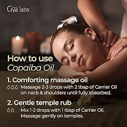 Gya Labs Copaiba Essential Oil for Well-Being