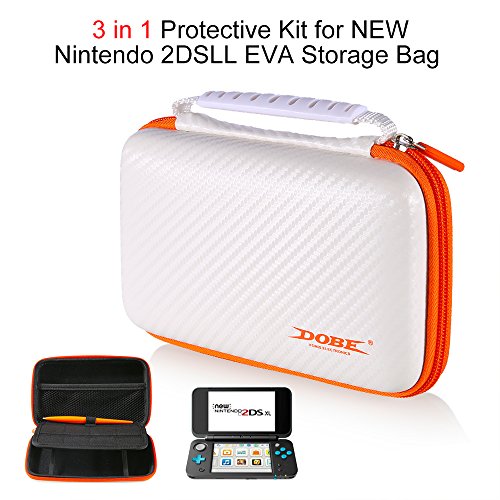 image for AZFUNN New Nintendo 2DSXL/ LL Protective Kit Traveler Case - Portable 