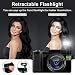 Digital Camera Vlogging Camera 24MP Ultra HD 2.7K WiFi YouTube Camera with 3.0 inch LCD Retractrable Flashlight 180 Degree Rotation Flip Screen Camera for Family Gathering/Travel/Selfie (Black)thumb 1