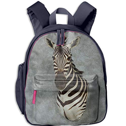 Buy Printed children's backpack African Zebra children's school bag for