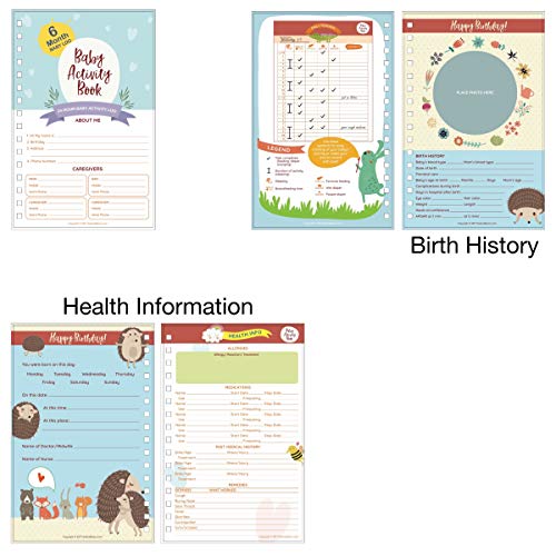 Baby Tracker Journal for Newborns (Girl Edition) - Baby Diary, Daily Activity Log, Developmental Milestones, Immunization Schedule, Health Record, Emergency Contacts, and More! - Made by Doctors for
