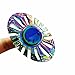 HENATA Fidget Spinner Toy EDC Hand Spinner Durable Stainless Steel Bearing High Speed Up to 8Min Colorful Metal Stress Reducer - Perfect For ADD, ADHD, Anxiety, and Autism Adult and Children (R-A10)