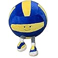 MUALML Volleyball Ball Pillow Soft Sports Throw Pillow, Funny Plush Volleyball Gift for Room Decor(Volleyball, 11inches)