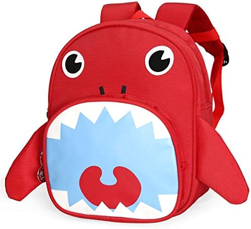 Cute Shark School Bag Mini Backpack for Kids Insulated Lunch Bag Girl 1-3 Year