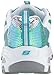 Skechers Sport Women's D'Lites Made to Shine Fashion Sneaker,white/blue/green,7 M US
