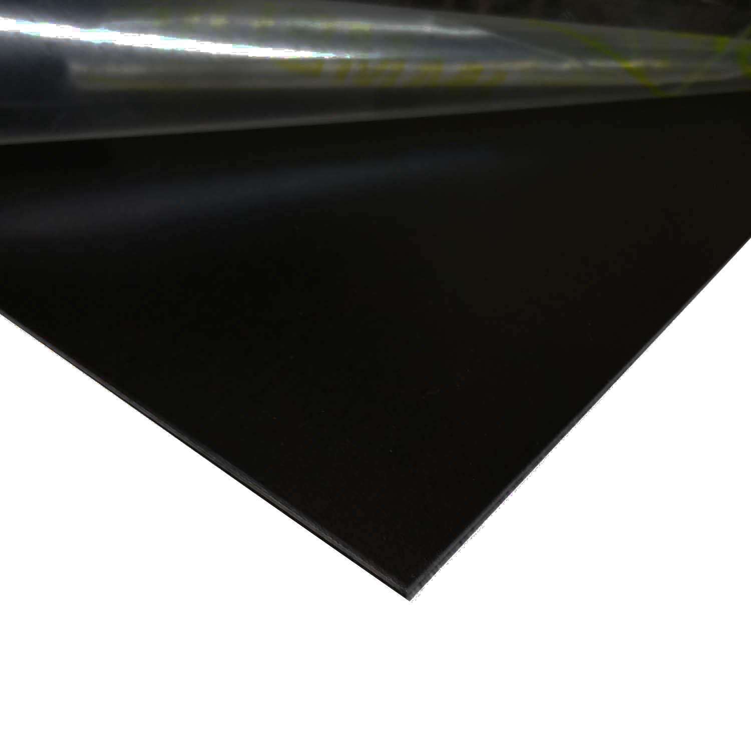 Online Metal Supply Black Painted Aluminum Sheet, 0.040" x
