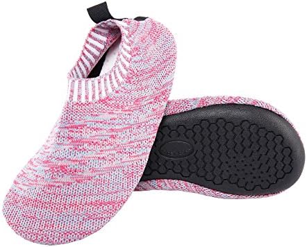 ExtraComfort Toddler Kids Home Shoes,Non-Slip Breathable Slippers,Boy Girl Casual School Shoes,Yoga Shoes (M-180cm, Pink)