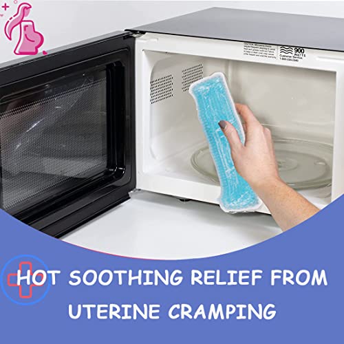 Postpartum ice Packs, Reusable Perineal Cooling Pack, Pad Postpartum and Hemorrhoid Pain Relief, Hot & Cold Packs for Women After Pregnancy and Delivery (Blue-1)