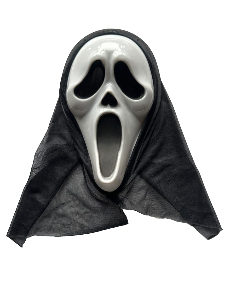 Grunge Wear Scary Ghost Face Mask Men Funny Scream Mask - Women Face Mask for Halloween Costume Cosplay Party Accessory