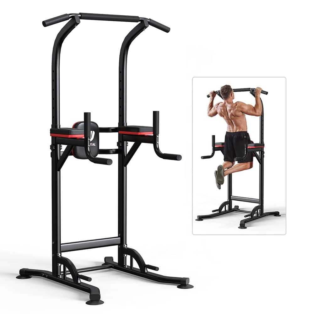 Barre De Traction - SPORTNOW - Réglable De 79 à 98 Cm - Niveau Intégré - Structure Triangulaire Robuste Jusqua 225 Kg Noir 88976271