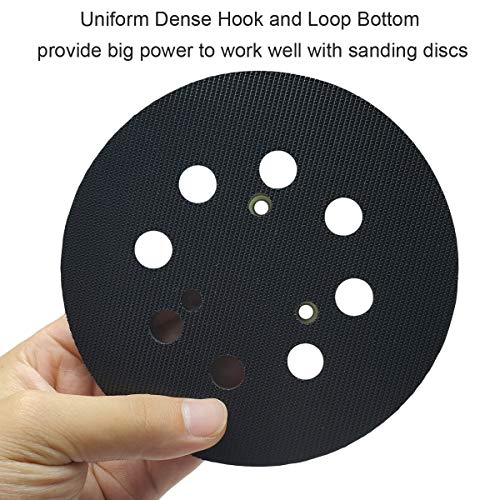 5 Inch 8 Hole Replacement Sander Pad For DeWalt, Makita, Porter Cable