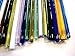 Devardi Glass Boro Rods, COE 33, Mixed Colors, 5 lbs borosilicate solid glass rods