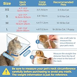 ComSaf Soft Cat Recovery Collar, Protective