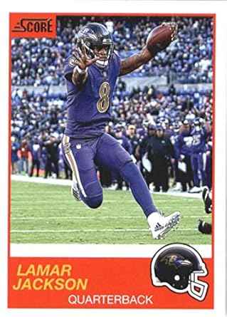 Amazoncom 2019 Score 83 Lamar Jackson Ravens Nfl Football