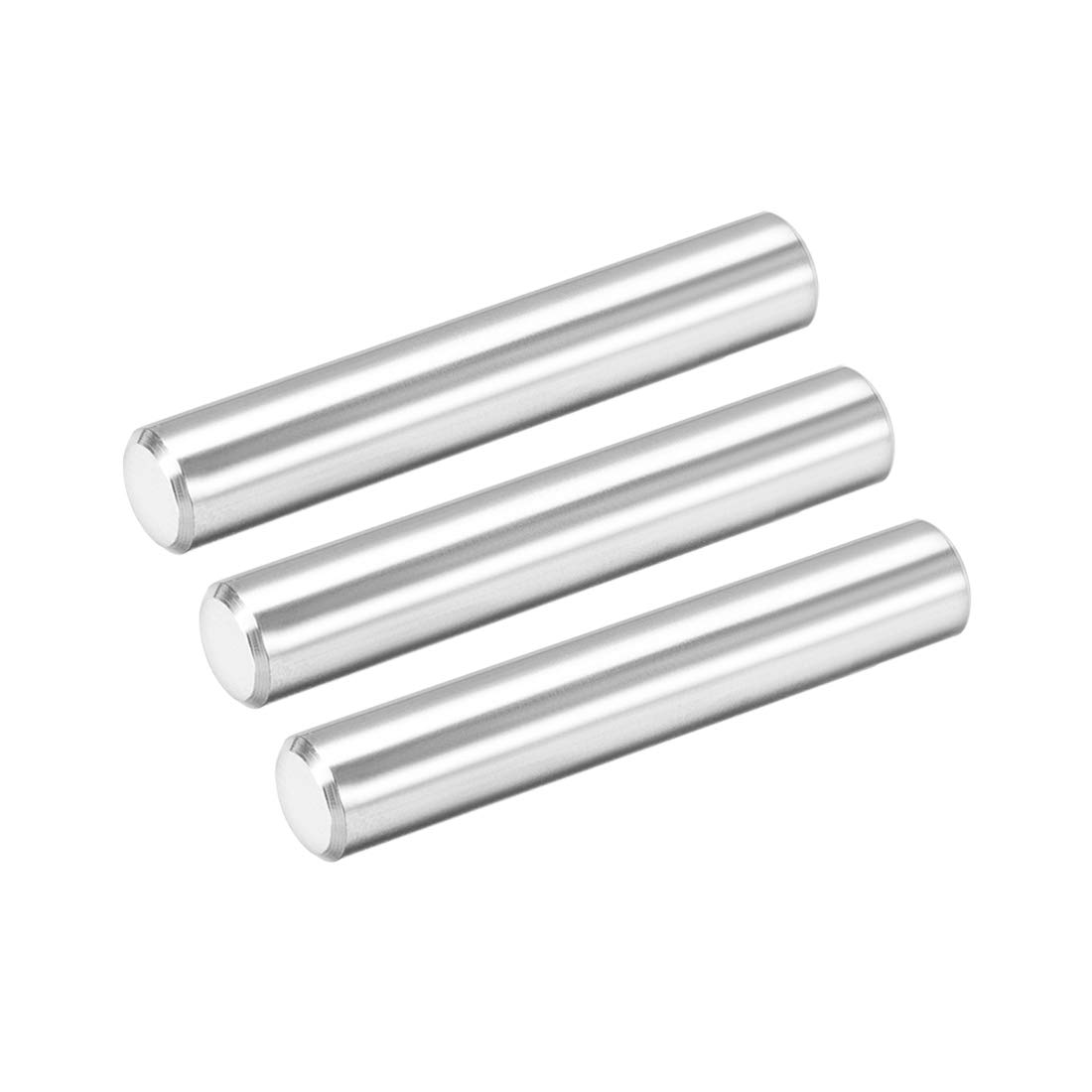 sourcing map 10 x 60mm(Approx 25/64") Dowel Pin 304 Stainless Steel Wood Bunk Bed Dowel Pins Shelf Pegs Support Shelves 3Pcs