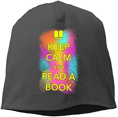 Keep Calm and Read A Book Women/Men Wool Hat Soft Stretch Beanies Skull Cap Unisex