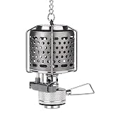 Docooler® Mini Portable Camping Lantern Gas Light Tent Lamp Torch Hanging Metal Lamp-chimney Butane 80LUX