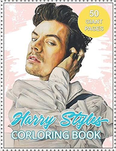 Livres Couvertures de Harry Styles Coloring Book: Touch and Color your Idol (Inglés) Tapa blanda – 4 octubre 2020
