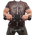 GRIP FREAK 'Suspended' Fat Grip Wrist Roller - Grip Trainer - Forearm Gripper with dumbbell hook - Forearm Workout Tool - Best Grip Strengthener ever!