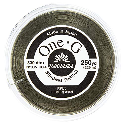 Toho One-G Beading Thread 250-Yard (228-Meter) Spool - Lt Khaki - Thumbnail 3