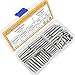 Sutemribor 120 PCS 7 Sizes Dowel Pin Kit, Shelf Support Pin Fasten Elements Assortment Kit, 304 Stainless Steel
