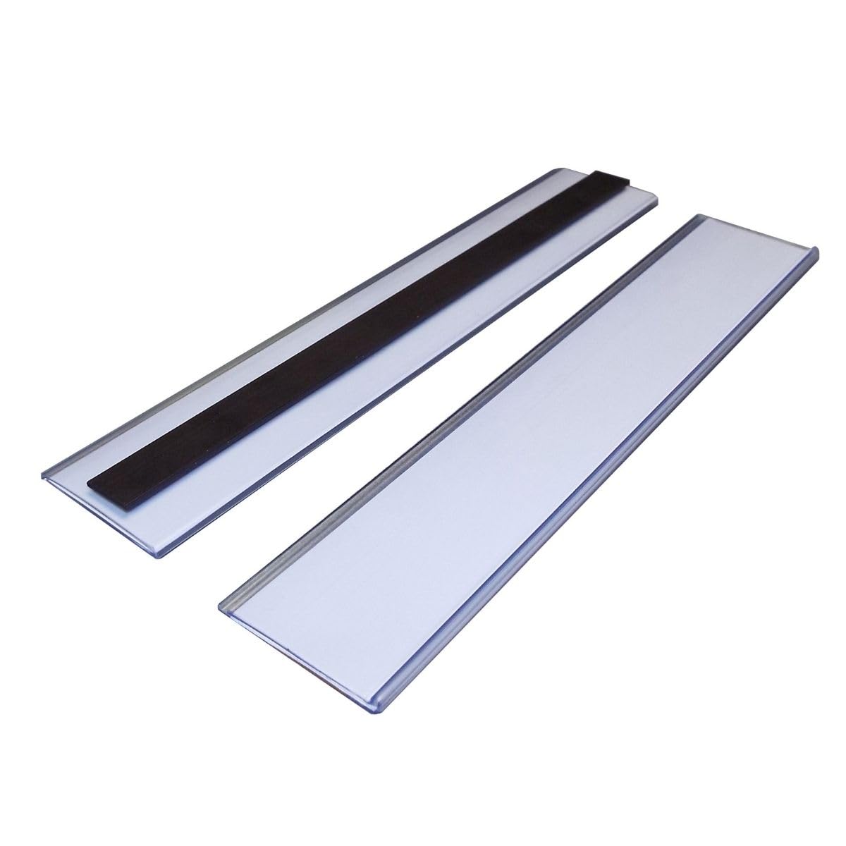 Beaverswood TS320M Magnetic Ticket Holder - H.38x W.200mm - Pack of 50 - Including Card