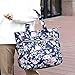 Women’s Nylon Floral Multi Pocket Top Handle Tote Handbags Bag Shoulder Bag Shopping Bags